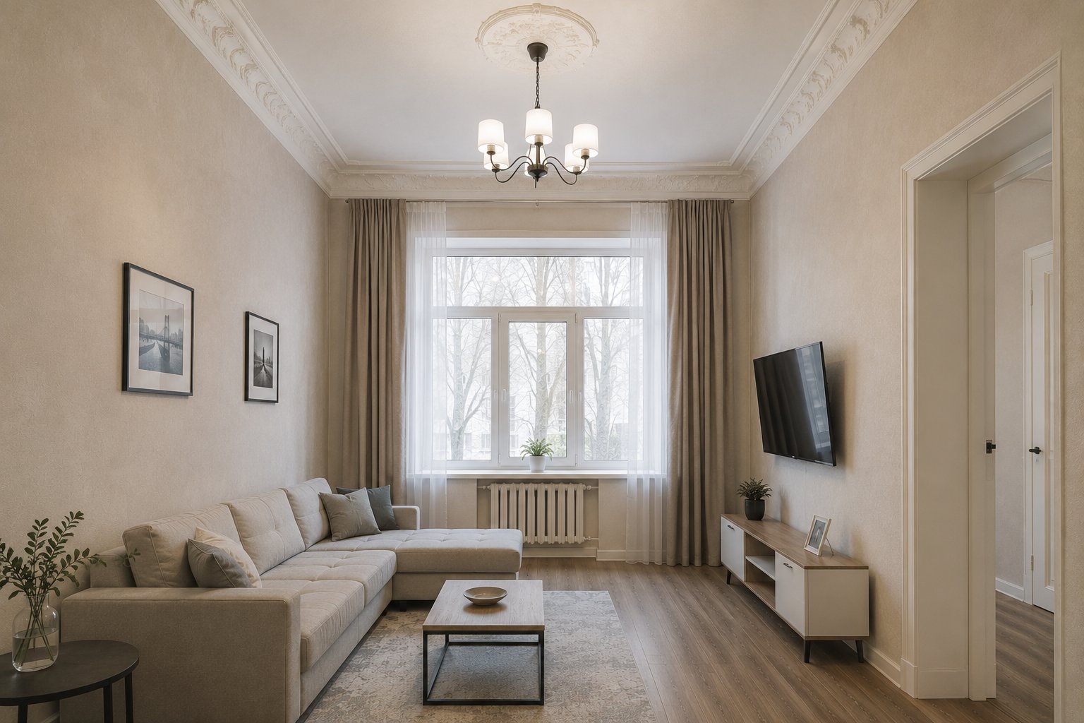 Высокие потолки